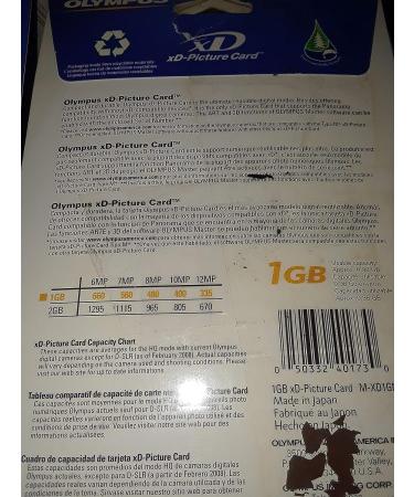 Olympus xD Memory 1GB M+ xD-Picture Card Flash Memory - 202248 - Buy Online on GoSupps.com