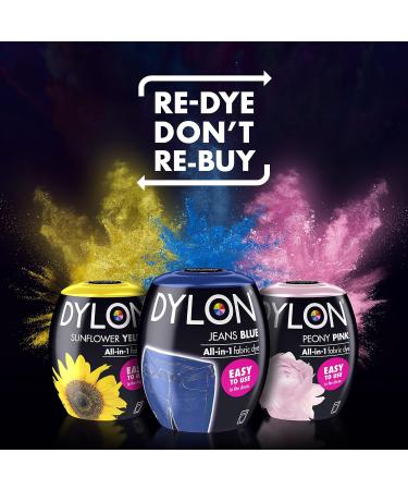 DYLON Spring Bundle Washing Machine Fabric Dye Pods for Clothes & Soft Furnishings Sunflower Yellow Jeans Blue and Peony Pink - Buy Online on GoSupps.com