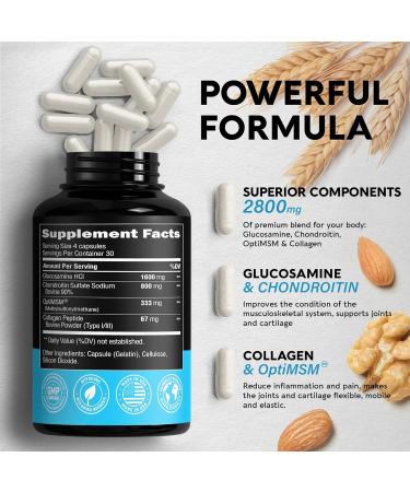 NUTRAHARMONY NAC Capsules & Glucosamine Chondroitin | Immune & Thyroid Support | Joint & Cartilage Supplement - Buy Online on GoSupps.com