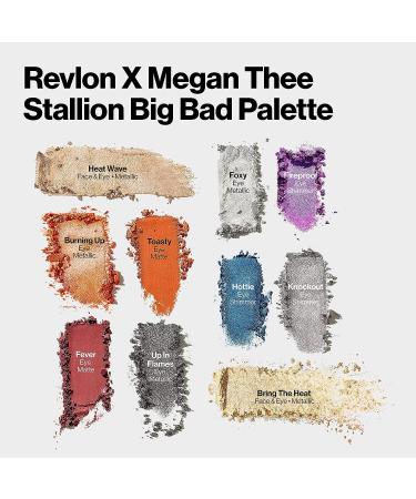 Revlon x Megan Thee Stallion Big Bad Eyeshadow Palette - Creamy, Pigmented Matte & Pearl Shades - Buy Online on GoSupps.com