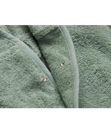 Jollein Baby Bathrobe 1-2 Years - Ash Green | Soft Cozy & Stylish Baby Robe for Comfort | International Shipping Available - Buy Online on GoSupps.com