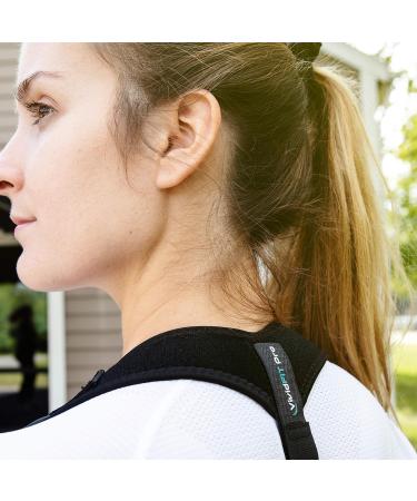 Back Posture Corrector for Men & Women - VividFit Pro Adjustable Upper Back Brace for Neck Pain Relief & Shoulder Support - Discreet Posture Trainer - Buy Online on GoSupps.com