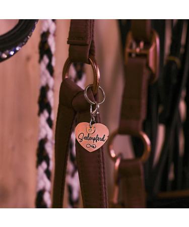Soulhorse Exclusive Rose Gold Horse Bridle & Lucky Charm for Horses Ponies & Dogs - Premium Halter & Trailer Accessories - Buy Online on GoSupps.com