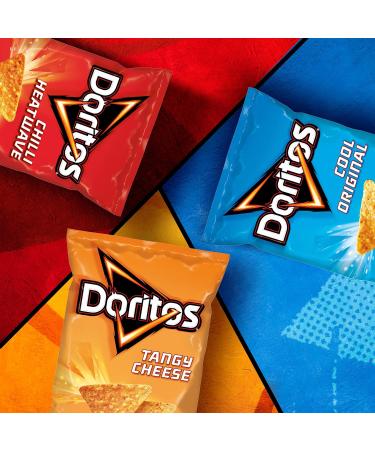 Doritos Chilli Heatwave Vegetarian Tortilla Chips Perfect for Snacking 40g (Case of 32) (Pack of 4) 40 g (Pack of 128) - Buy Online on GoSupps.com