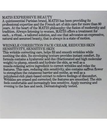 MATIS PARIS Response Delicate Sensi - Age | Wrinkle correction reduces skin sensitivity | Anti-Age cream for Delicate skin #A0810011 - Buy Online on GoSupps.com
