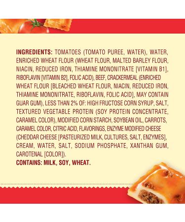 Chef Boyardee Mini Beef Ravioli 4-pack - 60 oz, Tomato & Meat Sauce | Buy Now - Buy Online on GoSupps.com