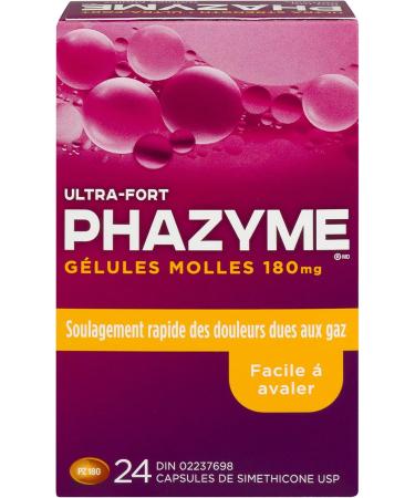 Phazyme Ultra-Strength Softgels 24 Count - Buy Online on GoSupps.com