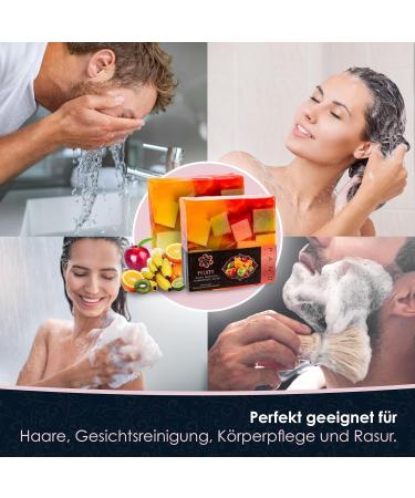 Panu Fruity Vegan Shower Soap - Natural 110g Bar for All Skin Types - Premium Solid Shampoo & Shower Gel Alternative - Buy Online on GoSupps.com