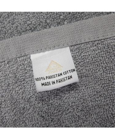 Zenith Luxury Extra Large SPA Bath Towel - 40x70 Inch, 600 GSM, 100% Cotton - Oversized Gray Charcoal Towel - Buy Online on GoSupps.com