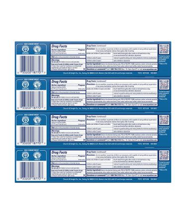 Arm & Hammer Peroxicare Toothpaste 6oz (4-Pack) - Clean Mint, Gum Health Boost - Buy Online on GoSupps.com