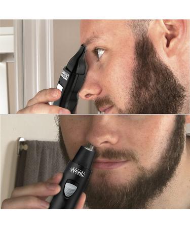 Wahl Micro Groomsman Personal Pen Trimmer - Hygienic Grooming Tool with Interchangeable Heads for Eyebrows, Neckline, Nose, Ears - Model 3023284 - Buy Online on GoSupps.com