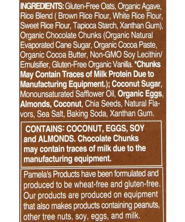 Pamela's Products Gluten Free Whenever Bars - Oat Chocolate Chip Coconut - 7.05 Oz - 5 Count (Pack of 6) - Buy Online on GoSupps.com