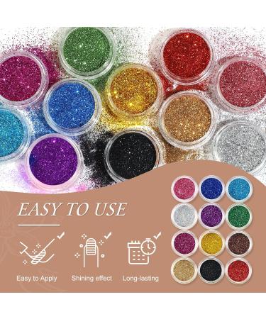 PEACECOLOR Acrylic Nail Kit with Nail Lamp - 3 Colors Powder, 12 Glitter Powders, Acrylic Liquid, Nail Brush, Tips & More - Beginner Kit for Nail Extensions - Buy Online on GoSupps.com