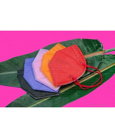 Buy FFP2 Colored Masks - 100 Pack Mixed Colors | Stylish Mouth Protection | Promedicalcare Mundship - Buy Online on GoSupps.com