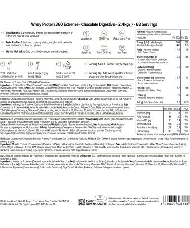 Protein Works - Whey Protein 360 Extreme | Premium Whey Shake | Protein Intake | Premium Protein | 68 Servings | Chocolate Cookies | 2.4kg - Buy Online on GoSupps.com