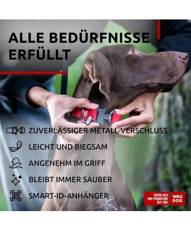 Waterproof Adjustable Dog Collars for Big Medium & Small Dogs | Waudog - Durable & Stylish Puppy Collars - Buy Online on GoSupps.com