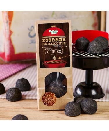 Buy The Sugar Baker Edible Charcoal - 80g Vanilla Marshmallow BBQ Briquettes | Perfect Gift for BBQ Parties - International Shipping Available - Buy Online on GoSupps.com