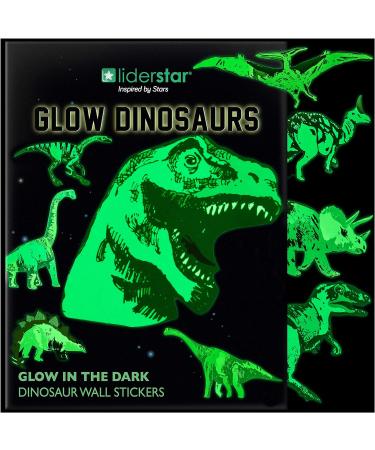 Glow in The Dark Dinosaur Wall Decals - Large Removable Vinyl Stickers for Kids Room Decor - Perfect Birthday or Christmas Gift for Boys and Girls - Buy Online on GoSupps.com