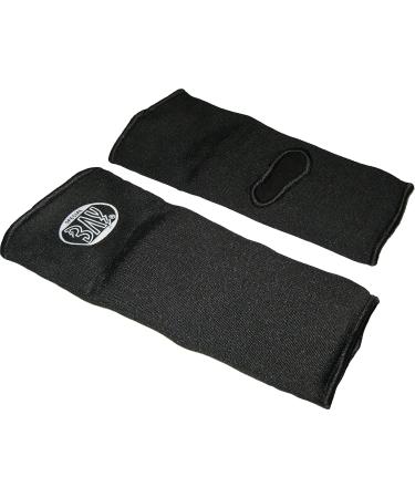 Bay 2x Foot Bandages with Spens Upholstery Clamping Protector Fabric | CE Approved Cotton Ankle & Joint Protection - Black & White S/M - Buy Online on GoSupps.com