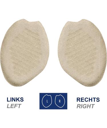 SHOEBOYS Easy Step Non-Slip Gel Half-Sole | Microfiber Cushioning | Universal Size for Perfect Grip - 1 Pair International Shipping - Buy Online on GoSupps.com