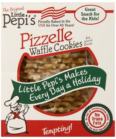 Little Pepi's Almond Pizzelles - 7 Ounce | Delicious Italian Cookies for Snacking and Gifting - Buy Online on GoSupps.com