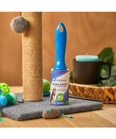 PetLovers Extra Sticky Lint Roller - 90 Sheets for Pet Hair Removal | Ideal for Dogs & Cats | International Shipping Available - Buy Online on GoSupps.com