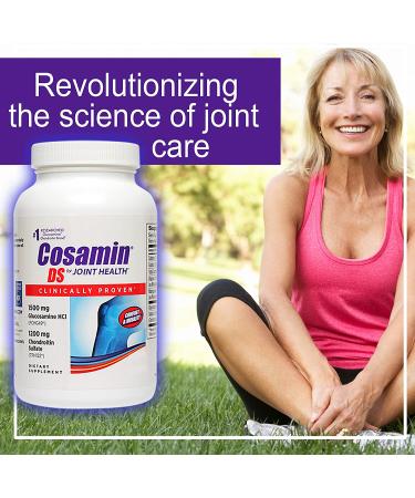 Nutramax Cosamin DS Joint Health Supplement - 210 Capsules for Men & Women, Glucosamine & Chondroitin Formula - Buy Online on GoSupps.com