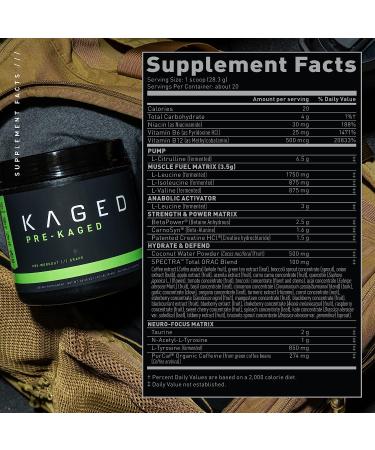 Kaged Muscle Pre-Kaged Cherry Bomb Pre Workout Powder for Men & Women - Intense Energy, Focus & Pump Supplement with Natural Flavors - Buy Online on GoSupps.com