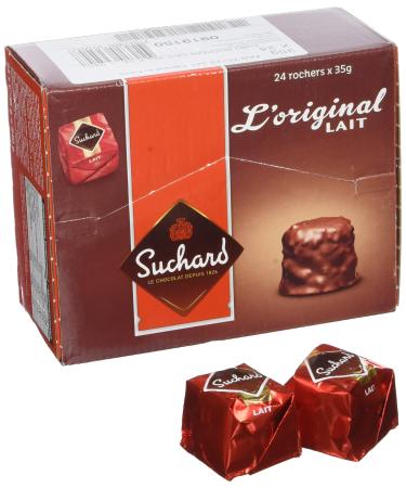 Mondelez Rocher Suchard Milk 35g x 24 Units - Pack of 8