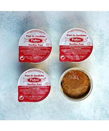 Fides Sardine Pate 4X 22g Capsule - Authentic Portuguese Fish Spread - Buy Online on GoSupps.com