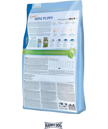 Buy Happy Dog Sensible Mini Puppy 4 kg Premium Nutrition for Small Breeds | International Shipping Available - Buy Online on GoSupps.com