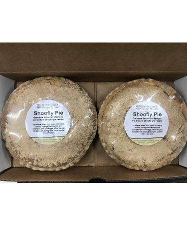Bird-in-Hand Bakery and Caf Homemade, Wet-Bottom Shoofly Pie, 6" (Pack of 2) 2 Count (Pack of 1)