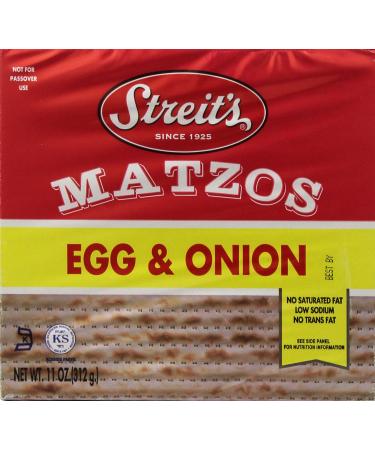 Streit's Matzos, Egg and Onion, 11 oz