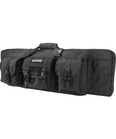 Loaded Gear 36" Long Tactical Soft Rifle Pistol Gun Bag Case, Black