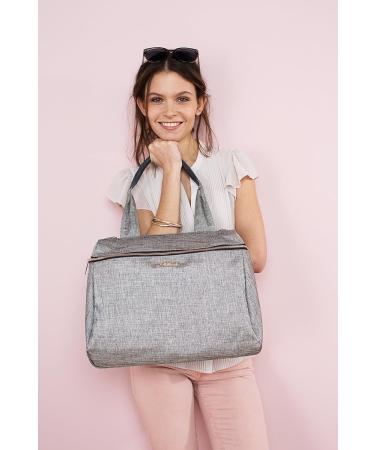 L SSIG Stylish Baby Diaper Bag Backpack | Glam Rosie Silver | Includes Diaper Accessories - International Shipping Available - Buy Online on GoSupps.com