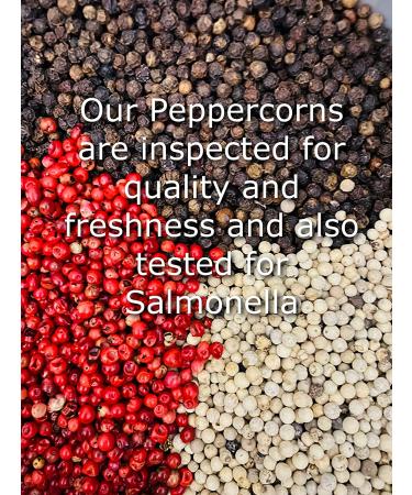 Red Baron Organic Gourmet Peppercorn Blend - 100% Natural, Paleo, Keto, Vegan Friendly, Non-GMO, No Artificial Color - 10 oz Rainbow Blend with Black, Pink, and Red Peppercorns - Buy Online on GoSupps.com