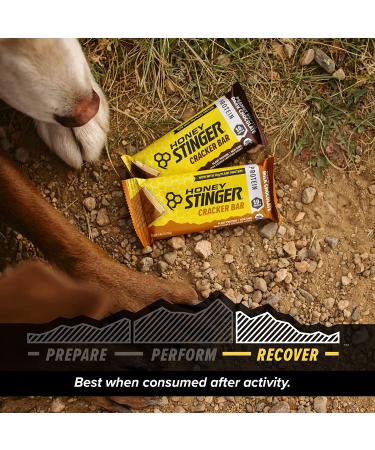 Honey Stinger Protein Cracker Bar | Peanut Butter Milk Chocolate | Sports Nutrition Snack for Exercise, Endurance & Performance | 12 Bars - Buy Online on GoSupps.com