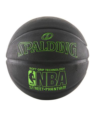 Spalding Street Phantom Outdoor Basketball 29.5" 2021 Version Official Size 7, 29.5" Neon Green