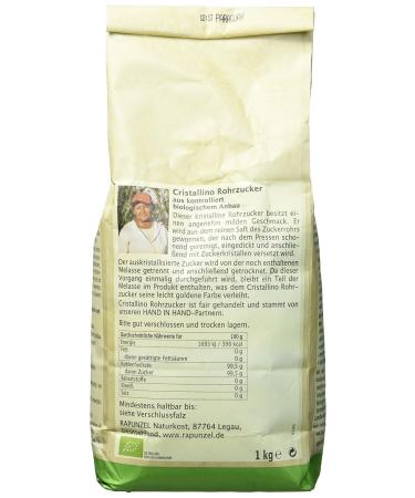 Buy Rapunzel Cristallino Organic Cane Sugar (1kg) - International Shipping Available - Buy Online on GoSupps.com