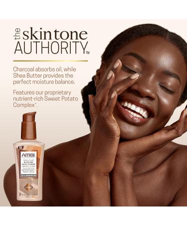 Ambi Even & Clear Intense Clarifying 8 Ounce Toner and 3.5 Ounce Purifying Charcoal Black Soap Facial Cleanser Bundle - Buy Online on GoSupps.com