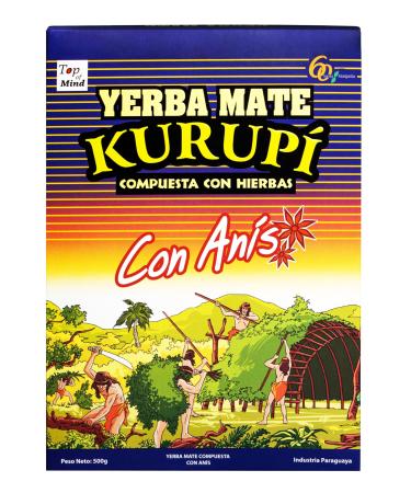 Kurupi -Yerba Mate l'anis -Ar me sp cial pour le mat - 100% produit du Paraguay - 500 grammes