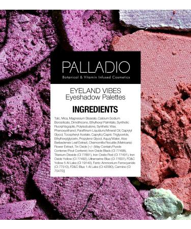 Palladio Eyeland Vibes Escape to the Tropics 10-Color Eyeshadow Palette - Seductive Nudes to Vibrant Hues for Day and Night Looks - Rich Pigment, California Sunset Palette - Buy Online on GoSupps.com
