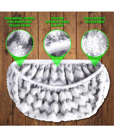 Millifiber Microfiber Reusable Mop Pads | Compatible with Swiffer Sweeper Mops | 2-Pack Washable Pads for Wet & Dry Use | Mop Not Included - Buy Online on GoSupps.com