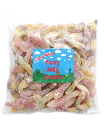 Ellies Jellies Fizzy Jelly Snakes 1kg Bag