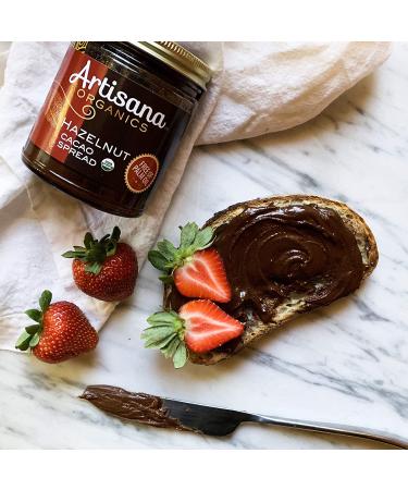 Artisana Organics Hazelnut Cacao Spread 9.5 oz | No Palm Oil, Sweetened with Coconut Sugar - 1 Pack - Buy Online on GoSupps.com