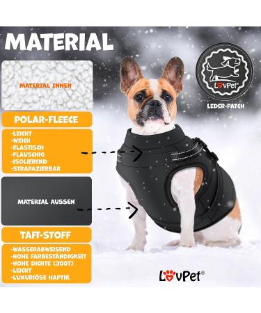 Buy Lovpet 3XL Dog Jacket - Waterproof Winter Coat with Reflectors & D-Ring | Includes 45 Waste Bags & Donor | Perfect for Large Dogs - Buy Online on GoSupps.com
