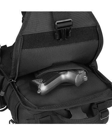 G4Free Tactical EDC Sling Bag Backpack with Pistol Holster - Military Shoulder Pack for Concealed Carry - Black - Buy Online on GoSupps.com
