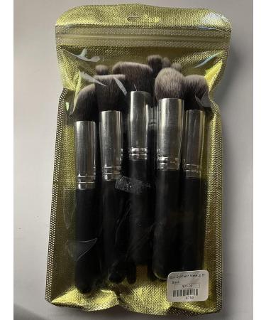 10pc Synthetic Makeup Brush Set - Premium Quality in Black or White | International Shipping Available - Buy Online on GoSupps.com