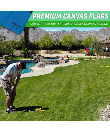 GoSports Golf Flags 3 Pack - Ideal for Practice and Family Golf Games - Buy Online on GoSupps.com