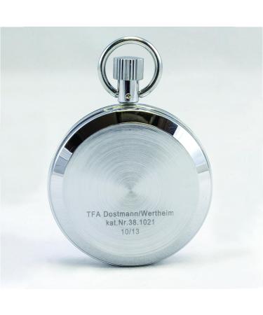 TFA Dostmann Mechanical Stopwatch 38.1021 - Chrome-Plated Hand-Wound Start/Stop/Reset Function - International Shipping Available - Buy Online on GoSupps.com